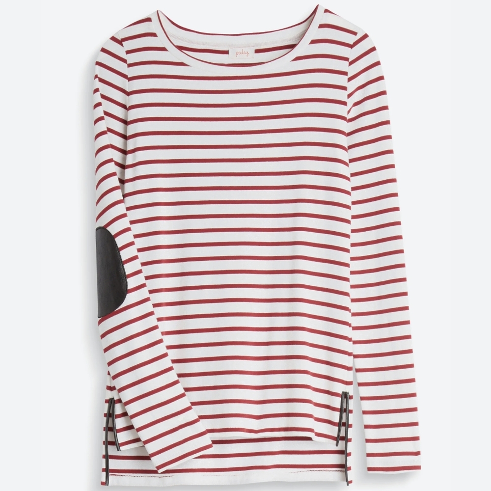 PIXLEY Greenich Striped Knit Top-Medium